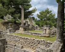 Le temple de Valetudo (au tout premier plan la Fontaine triomphale)